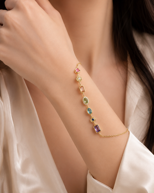 Aurora Prism Chain Bracelet