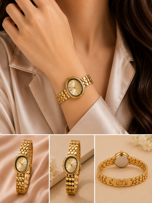 Golden Heritage Oval Watch